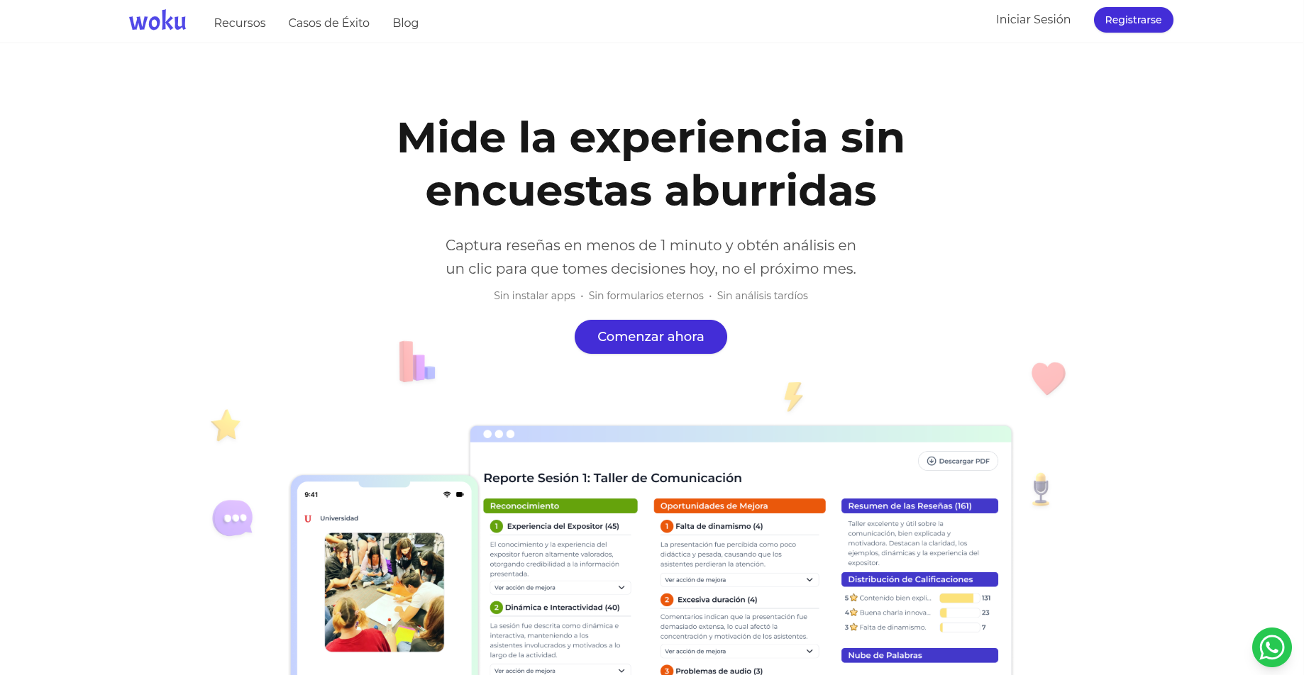 Hero renovado de woku